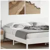 vidaXL Tête de lit blanc 180 cm bois massif de pin