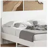 vidaXL Tête de lit blanc 160 cm bois massif de pin