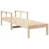 vidaXL Chaise longue 199,5x62x55 cm bois massif de pin