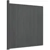 vidaXL Panneau de clôture gris 173x186 cm WPC