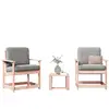 vidaXL Salon de jardin 3 pcs bois massif douglas