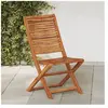 vidaXL Chaises pliables de jardin lot de 4 gris bois d'acacia massif