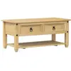 vidaXL Table basse avec tiroirs Corona 100x48x45 cm bois de pin massif
