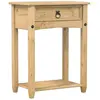 vidaXL Table console Corona 55x35x73 cm bois de pin massif