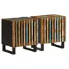 vidaXL Tables de chevet 2 pcs 40x33x46 cm Bois massif de récupération