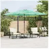 vidaXL Parasol de jardin avec mât en acier vert 290x290x238 cm
