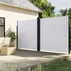 vidaXL Auvent latéral rétractable blanc 200x600 cm