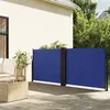vidaXL Auvent latéral rétractable bleu 140x600 cm