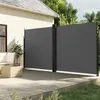 vidaXL Auvent latéral rétractable anthracite 200x1000 cm