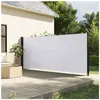 vidaXL Auvent latéral rétractable blanc 180x300 cm
