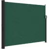 vidaXL Auvent latéral rétractable vert foncé 160x300 cm