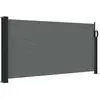vidaXL Auvent latéral rétractable anthracite 100x500 cm