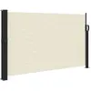 vidaXL Auvent latéral rétractable crème 120x500 cm