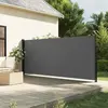 vidaXL Auvent latéral rétractable anthracite 180x300 cm