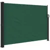 vidaXL Auvent latéral rétractable vert foncé 140x600 cm