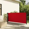 vidaXL Auvent latéral rétractable rouge 140x600 cm