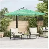vidaXL Parasol de jardin avec mât en acier vert 269x269x235 cm