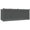vidaXL Tonnelle avec rideaux anthracite 6x3 m acier