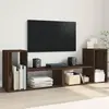 vidaXL Meubles TV 2 pcs chêne marron 75x30x50 cm bois ingénierie