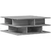 vidaXL Table basse sonoma gris 70x70x29 cm bois d'ingénierie