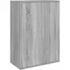 vidaXL Buffet sonoma gris 60x31x84 cm bois d'ingénierie
