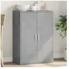 vidaXL Buffet gris béton 60x31x84 cm bois d'ingénierie