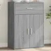 vidaXL Buffet sonoma gris 60x30x84 cm bois d'ingénierie