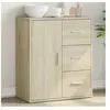 vidaXL Buffet chêne sonoma 60x31x70 cm bois d'ingénierie