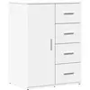 vidaXL Buffet blanc 59x39x80 cm bois d'ingénierie