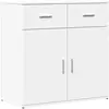 vidaXL Buffet blanc 79x38x80 cm bois d’ingénierie