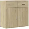 vidaXL Buffet chêne sonoma 79x38x80 cm bois d'ingénierie