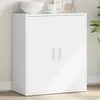 vidaXL Buffet blanc 79x38x80 cm bois d’ingénierie