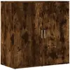vidaXL Buffet chêne fumé 79x38x80 cm bois d'ingénierie