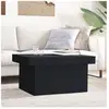 vidaXL Table basse noir 80x55x40 cm bois d'ingénierie