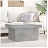 vidaXL Table basse gris béton 80x55x40 cm bois d'ingénierie
