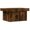 vidaXL Table basse chêne fumé 80x55x40 cm bois d'ingénierie