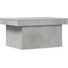 vidaXL Table basse gris béton 100x55x40 cm bois d'ingénierie