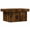 vidaXL Table basse chêne fumé 100x55x40 cm bois d'ingénierie