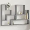 vidaXL Étagère murale sonoma gris 96x12x64 cm bois d'ingénierie