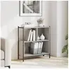 vidaXL Bibliothèque sonoma gris 72x28x77,5 cm bois d'ingénierie