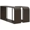 Vidaxl - tagères de rangement 2 pcs marron résine tressée