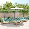 vidaXL Salon palette de jardin avec coussins 5pcs bois d'acacia massif