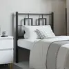 vidaXL Tête de lit métal noir 75 cm