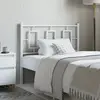 vidaXL Tête de lit métal blanc 100 cm