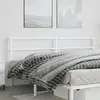 vidaXL Tête de lit métal blanc 193 cm
