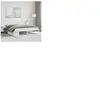 Vidaxl cadre de lit métal sans matelas blanc 200x200 cm