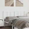vidaXL Tête de lit métal blanc 150 cm