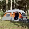 vidaXL Vidaxl Tente Familiale Avec Led 9 Personnes À Dégagement Rapide