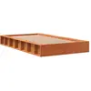 vidaXL Cadre de lit cire marron 90x200 cm bois de pin massif