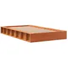 vidaXL Cadre de lit cire marron 90x190 cm bois de pin massif